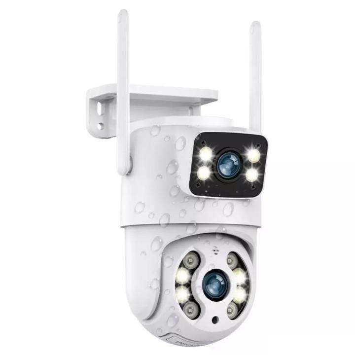 Câmera Wi-fi Ptz Lente Tela Dupla 360 Prova Agua 6mp A31